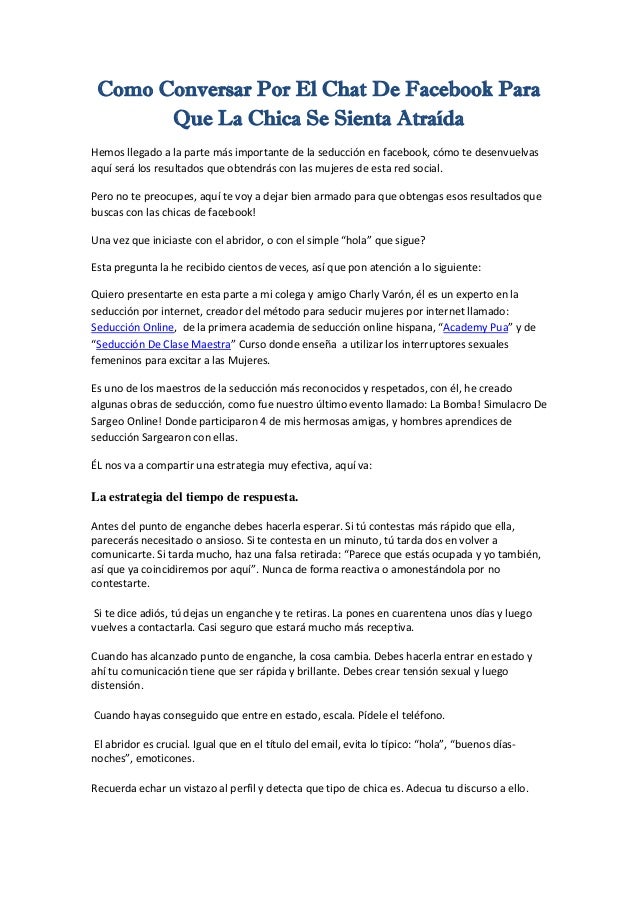27. Como Conversar Por El Chat De Facebook
